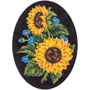 Collection d'Art Poppies & Sunflowers Tapestry Canvas
