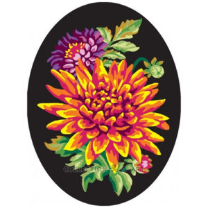 Collection d'Art Chrysanthemum Tapestry Canvas