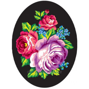 Collection d'Art Roses & Forget-Me-Nots Tapestry Canvas