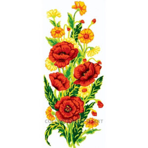 Collection d'Art Poppies & Daisies Tapestry Canvas