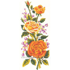Collection d'Art Orange Roses Tapestry Canvas