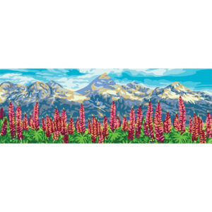 Collection d'Art Lupins Tapestry Canvas