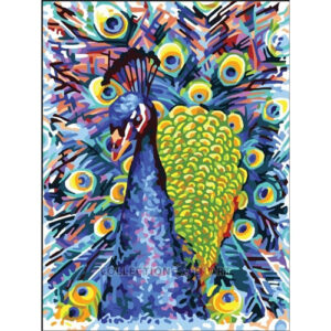 Collection d'Art Peacock Tapestry Canvas