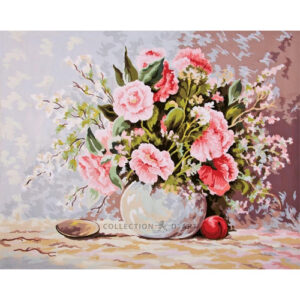 Collection d'Art Rose Bouquet Tapestry Canvas