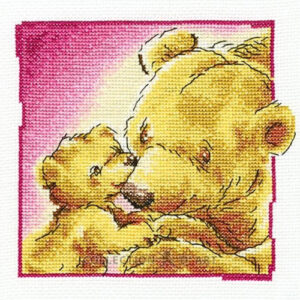 RTO Playful Mother Bear Cross Stitch Kit