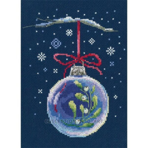 RTO Ball With A Sprig Of Mistletoe Cross Stitch Kit