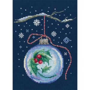 RTO Ball With A Sprig Of Holly Cross Stitch Kit