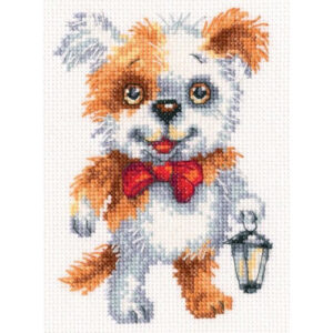 RTO Bow Tie Dog Cross Stitch Kit