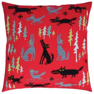 RTO Wolves & Spruces Cushion Cross Stitch Kit