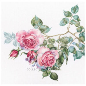 RTO Tender Flower Buds Cushion Cross Stitch Kit