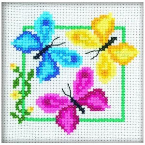 RTO Three Butterflies Cross Stitch Kit