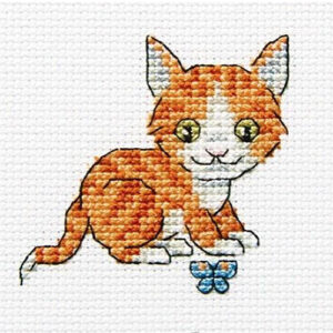 RTO Ginger Cat Cross Stitch Kit