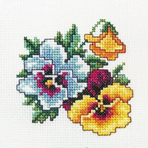 RTO Pansy Cross Stitch Kit