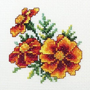 RTO Marigold Cross Stitch Kit