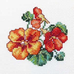 RTO Nasturtium Cross Stitch Kit