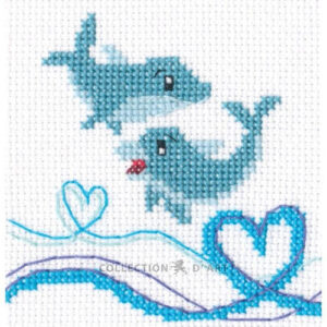 RTO Dolphin Couple Cross Stitch Kit
