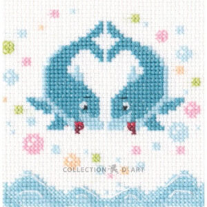 RTO Dolphin Love Cross Stitch Kit