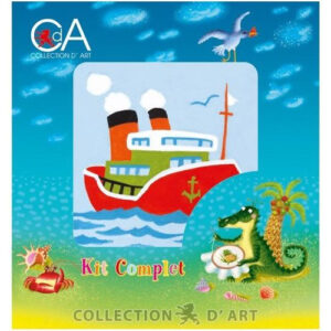 Collection d’Art Ship Half Cross Stitch Kit