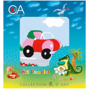 Collection d’Art Car Half Cross Stitch Kit