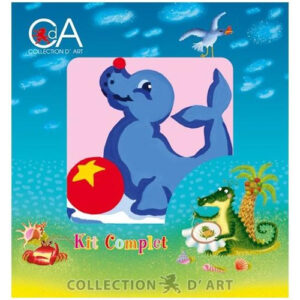 Collection d’Art Seal Half Cross Stitch Kit