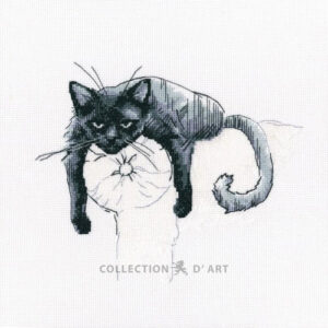 RTO Among Black Cats Cross Stitch Kit