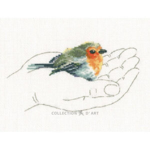 RTO Robin In Palm Cross Stitch Kit