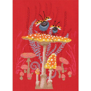 RTO Mushroom Party Cross Stitch Kit