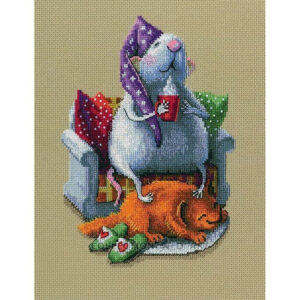 RTO Who Runs The House Cross Stitch Kit