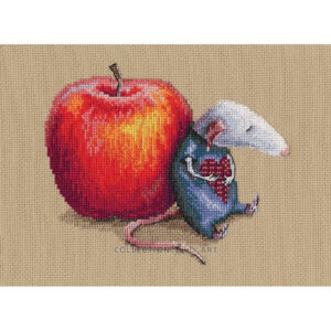 RTO Mouse In Love Cross Stitch Kit