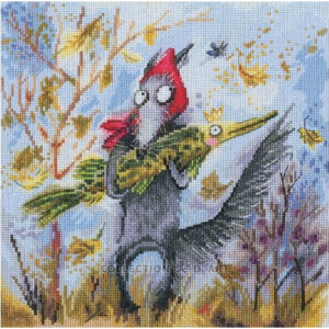RTO Wolf & Fish Cross Stitch Kit