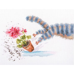 RTO Geranium On The Windowsill Cross Stitch Kit