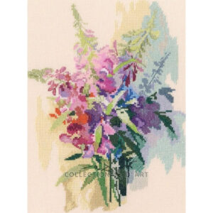 RTO Raspberry Fireweed Cross Stitch Kit