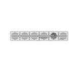 Rectangular 1in Quilt Ruler - 1 x 6"