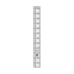 Rectangular 1.5in Quilt Ruler - 1.5 x 12.5"