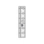 Rectangular 1.5in Quilt Ruler - 1.5 x 6.5"