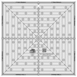 Square It Up or Fussy Cut Square Quilt Ruler - 12.5"