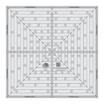 Square It Up or Fussy Cut Square Quilt Ruler - 14.5"