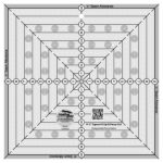 Square It Up or Fussy Cut Square Quilt Ruler - 9.5"