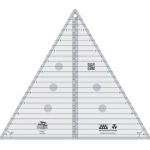 Triangle Quilt Ruler 60 degree - 12.5"