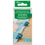 Clover Triple Wide Wonder Clips - 12 Pack