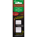 Clover Black Gold Applique / Sharps - 10