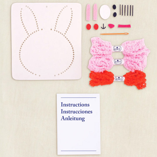 DMC Romain the Rabbit Kids' Felt Sewing Kit - Image 2