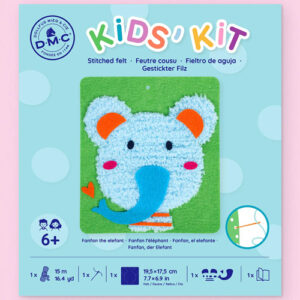 DMC Kanfan the Elephant Kids' Felt Sewing Kit