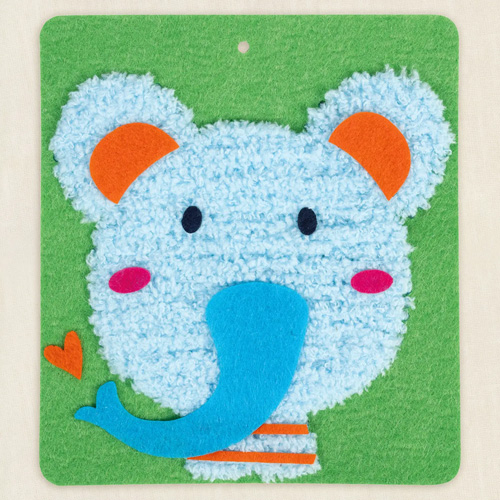 DMC Kanfan the Elephant Kids' Felt Sewing Kit - Image 3