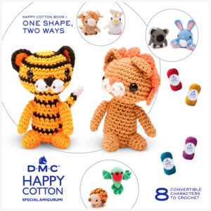 DMC Happy Cotton Amigurumi One Shape, Two Ways Pattern Book 1