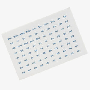 DMC Stranded Cotton Number Stickers