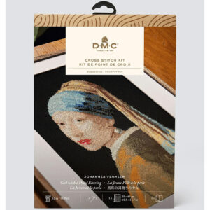 DMC Girl with a Pearl Earring Cross Stitch Kit