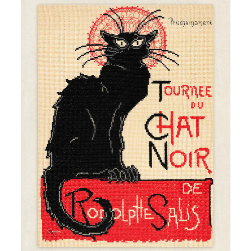 DMC Tour of the Black Cat Cross Stitch Kit - Image 3