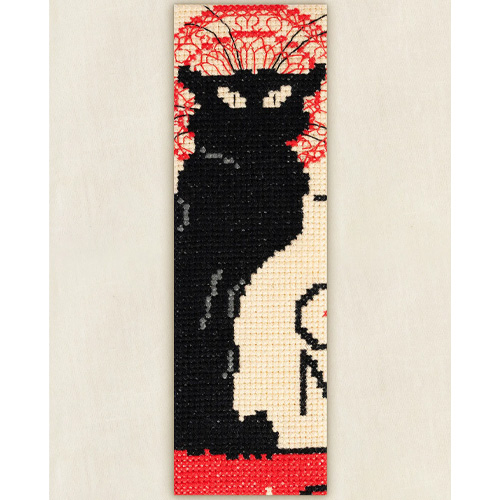 DMC Tour of the Black Cat Bookmark Cross Stitch Kit - Image 3