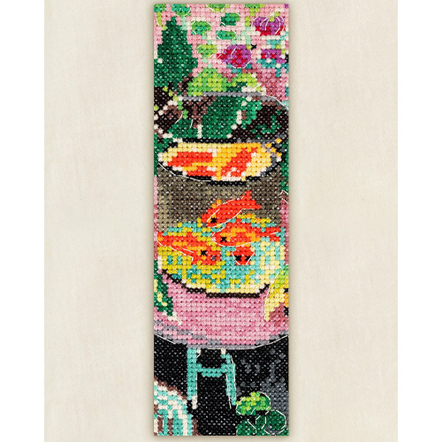 DMC The Goldfish Bookmark Cross Stitch Kit - Image 3